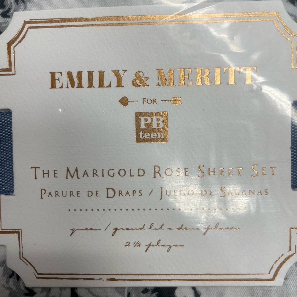 Pottery Barn Queen Sheet Set